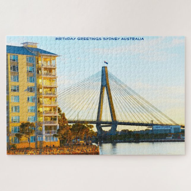 Birthday Greetings Sydney Australien Puzzle (Horizontal)