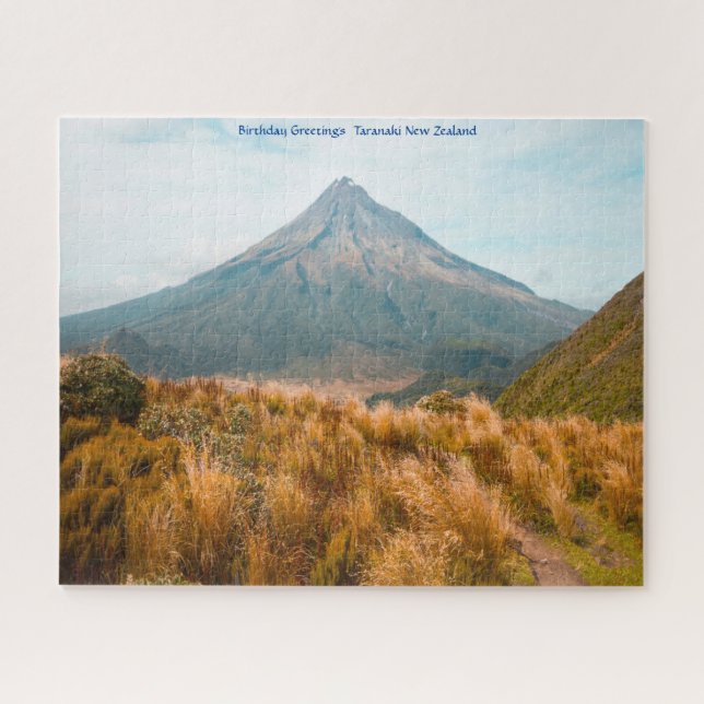 Birthday Greetings Taranaki Neuseeland Puzzle (Horizontal)