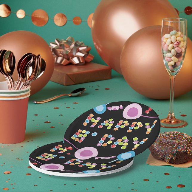 Birthday Grußkerzen Pappteller (Von Creator hochgeladen)