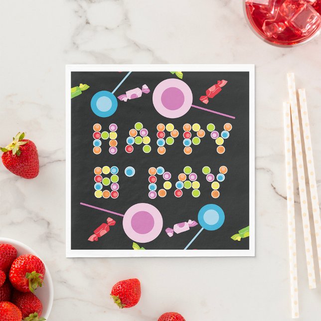 Birthday Grußkerzen Serviette (Von Creator hochgeladen)