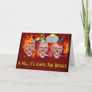 Birthday Hell Karte