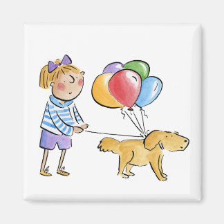 Birthday Hund Magnet