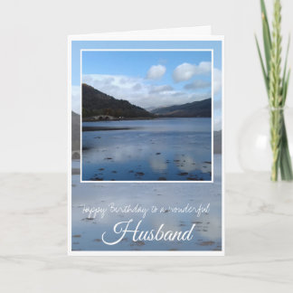 Birthday Husband, Inveraray, Schottland Karte