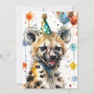 Birthday Hyena Einladung