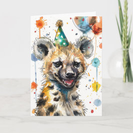 Birthday Hyena Karte