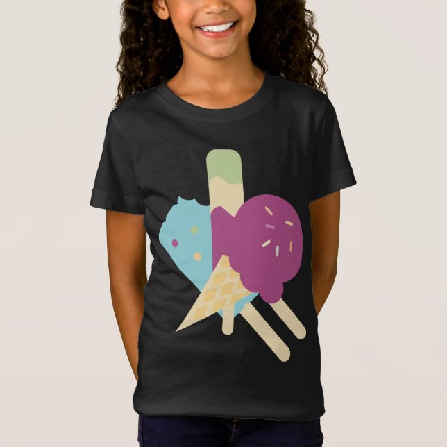 Birthday Ice Cream T-Shirt (Vorderseite)