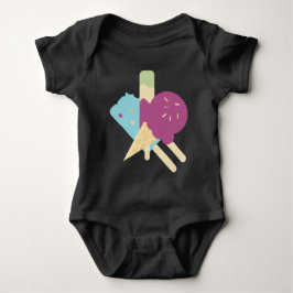Birthday Ice Creme Baby Bodysuit Strampler