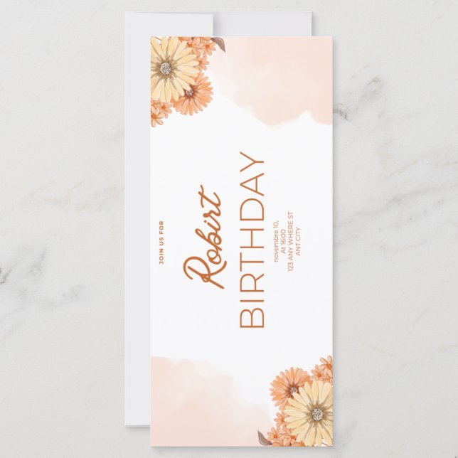 Birthday invitation (Vorderseite)