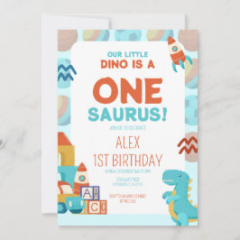 Birthday Invitation – Dino Roar Theme Einladung