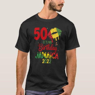 Birthday Jamaica Girl 30. 50. Party Outfit Match T-Shirt