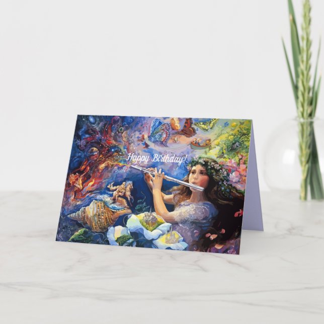 BIRTHDAY-KARTE DANKESKARTE (Vorderseite)