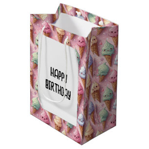 Birthday Kawaii Art Ice Mittlere Geschenktüte