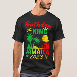 Birthday King Jamaica 2023 Jamaikanische Urlaubsre T-Shirt