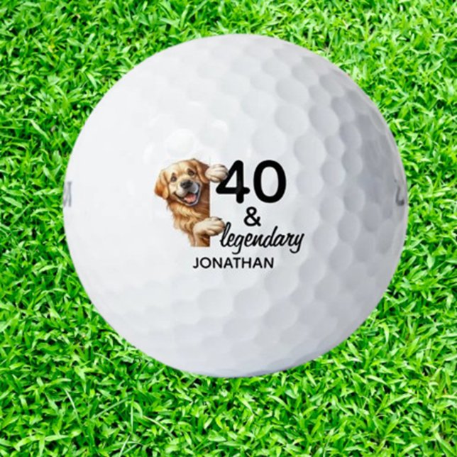  Birthday  Labrador gift Golfball (Celebrate a birthday with Labrador-themed golf balls—thoughtful, unique gifts for dog lovers wh)