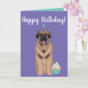 Birthday Leonberger Card Karte