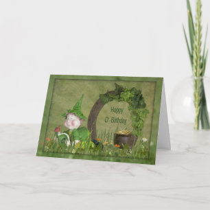 Birthday Leprechaun Karte