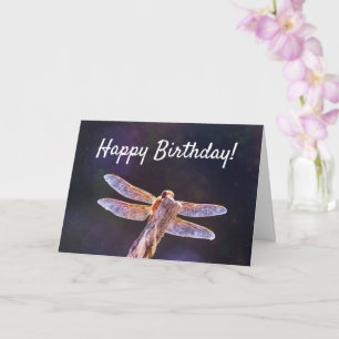 Birthday Magic Dragonfly Nature Happy Birthday Karte