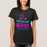 Birthday Mermaid Brother Matching Family for Boys T-Shirt<br><div class="desc">Birthday Mermaid Brother Matching Family for Boys</div>
