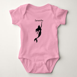 Birthday Mermaid Party Baby Bodysuit Strampler