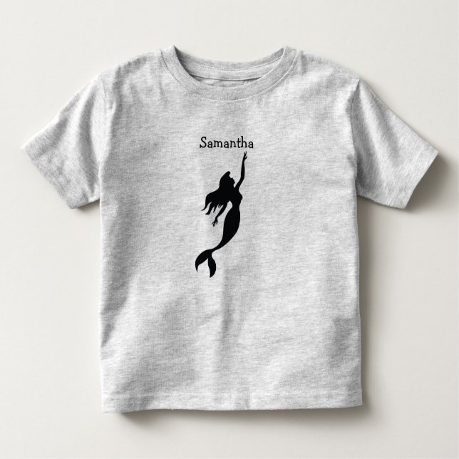 Birthday Mermaid Partys Baby Kleinkind T-shirt (Vorderseite)