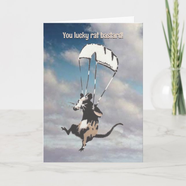 Birthday Mishaps Card Karte (Vorderseite)