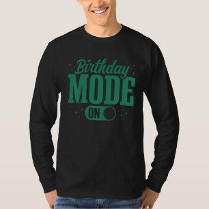 Birthday Mode Group Men Women Boys Girls Party 3 T-Shirt
