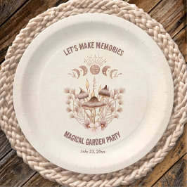 Birthday Moon Phase Magisches Celestis-Party Pappteller