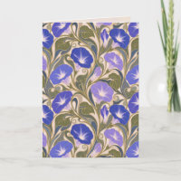 Birthday Morning Glory Art Nouveau