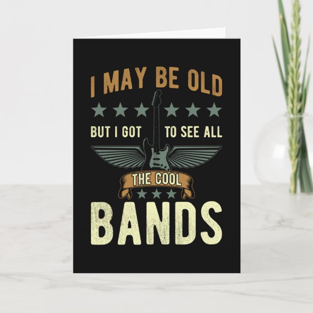 Birthday Music Fan Geschenk Karte (Vorderseite)