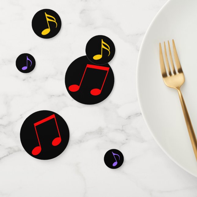 Birthday Music Notes Table Confetti Konfetti (Gruppe)