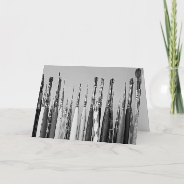 Birthday Nail Art Brush Collection Karte (Vorderseite)