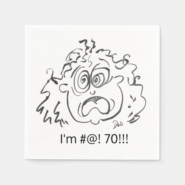 Birthday Napkin Serviette (Vorderseite)