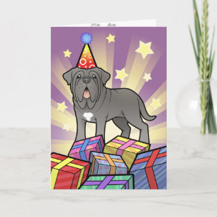Birthday Neapolitan Mastiff Karte