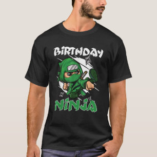 Birthday Ninja Krieger Kindergeburtstag Party weni T-Shirt