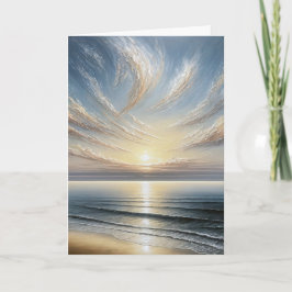 Birthday Ocean Sunrise Seascape Karte