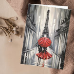 Birthday Paris Romantic Eiffel Tower Liebe Husband Karte<br><div class="desc">Das Design besticht durch eine romantische Aquarellfarbe wie das Schwarz-Weiß-Bild von Paris mit dem Eiffelturm im Hintergrund. Im Vordergrund steht ein elegantes Ehepaar in der Liebe mit einem niedlichen Schirm. Das sanfte Licht beleuchtet die Szene und wirft romantische Schatten. Passen Sie die Karte mit Ihrer eigenen Geburtstagsnachricht an oder nutzen...</div>