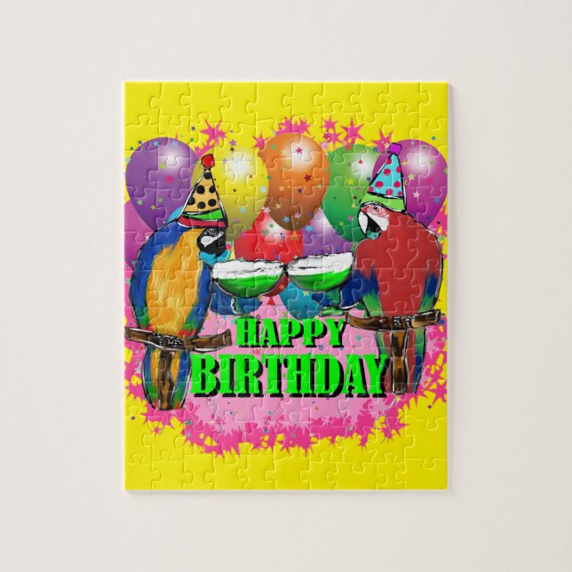 BIRTHDAY PARROTS PUZZLE (Vertikal)
