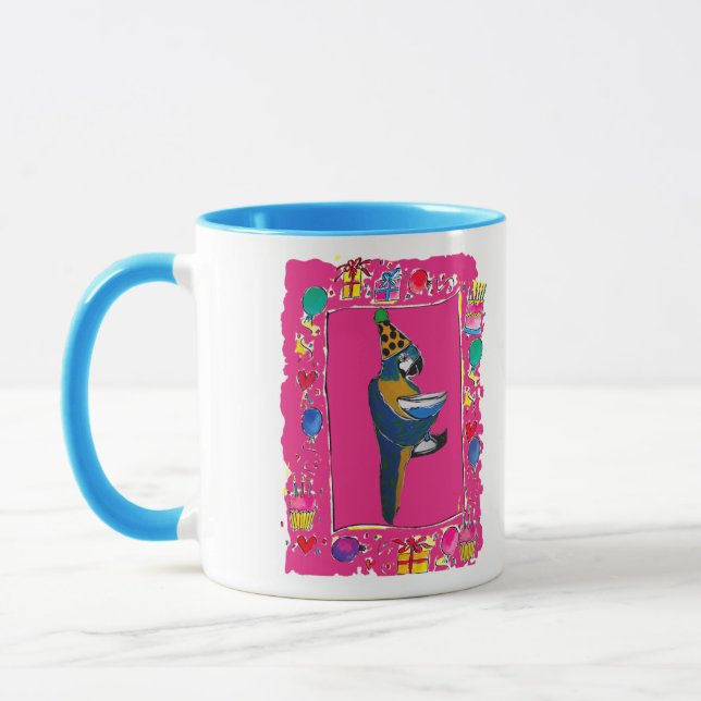BIRTHDAY PARROTS TASSE (Links)