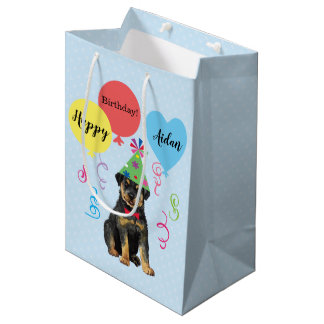 Birthday Party Ballons Rottweiler Mittlere Geschen Geschenktüte