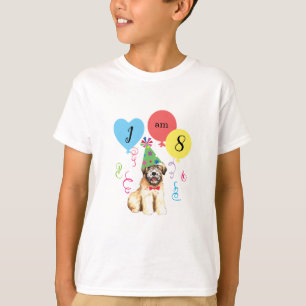 Birthday Party Ballons Wheaten Terrier T - Shirt
