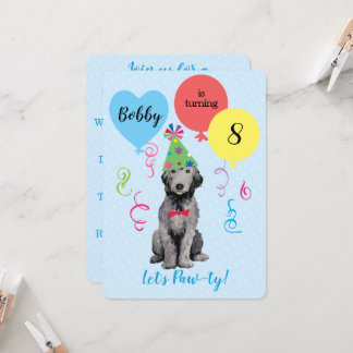 Birthday Party Balloons Bedlington Einladung