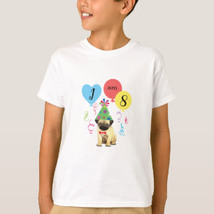 Birthday Party Balloons Mops T - Shirt