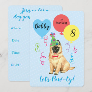 Birthday Party Balloons Tervuren Einladung