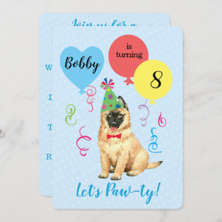 Birthday Party Balloons Tervuren Einladung