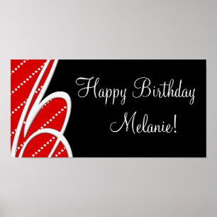 Birthday Party Banners Posters Poster