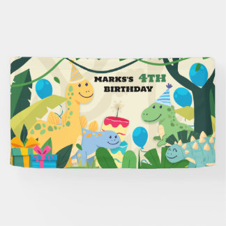 Birthday Party Dinosaur Party-Banner Banner