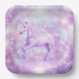 Birthday Party Einhorn Papierplatte Pappteller