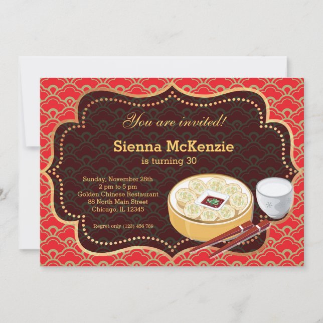 Birthday Party Einladung (Vorderseite)