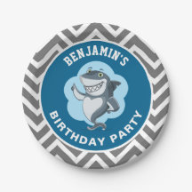 Birthday Party für niedliche Haie