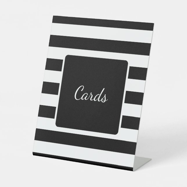 Birthday Party für Schwarze und Weiße Mans Sockelschild (Vorderseite)